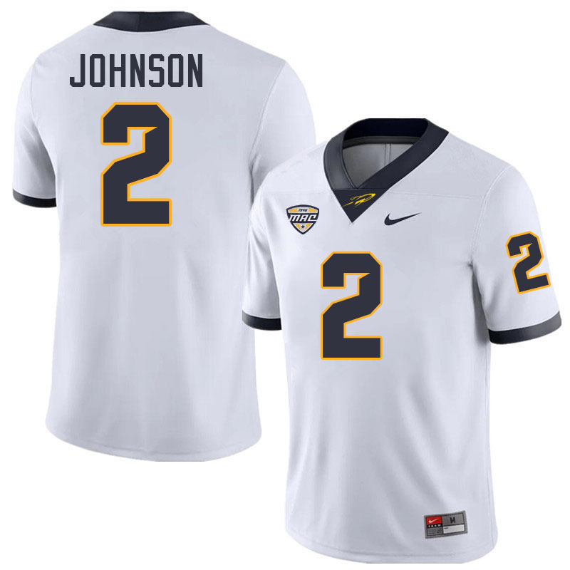 Dyontae Johnson Toledo Jersey,Toledo Rockets #2 Dyontae Johnson Jersey Youth College-White